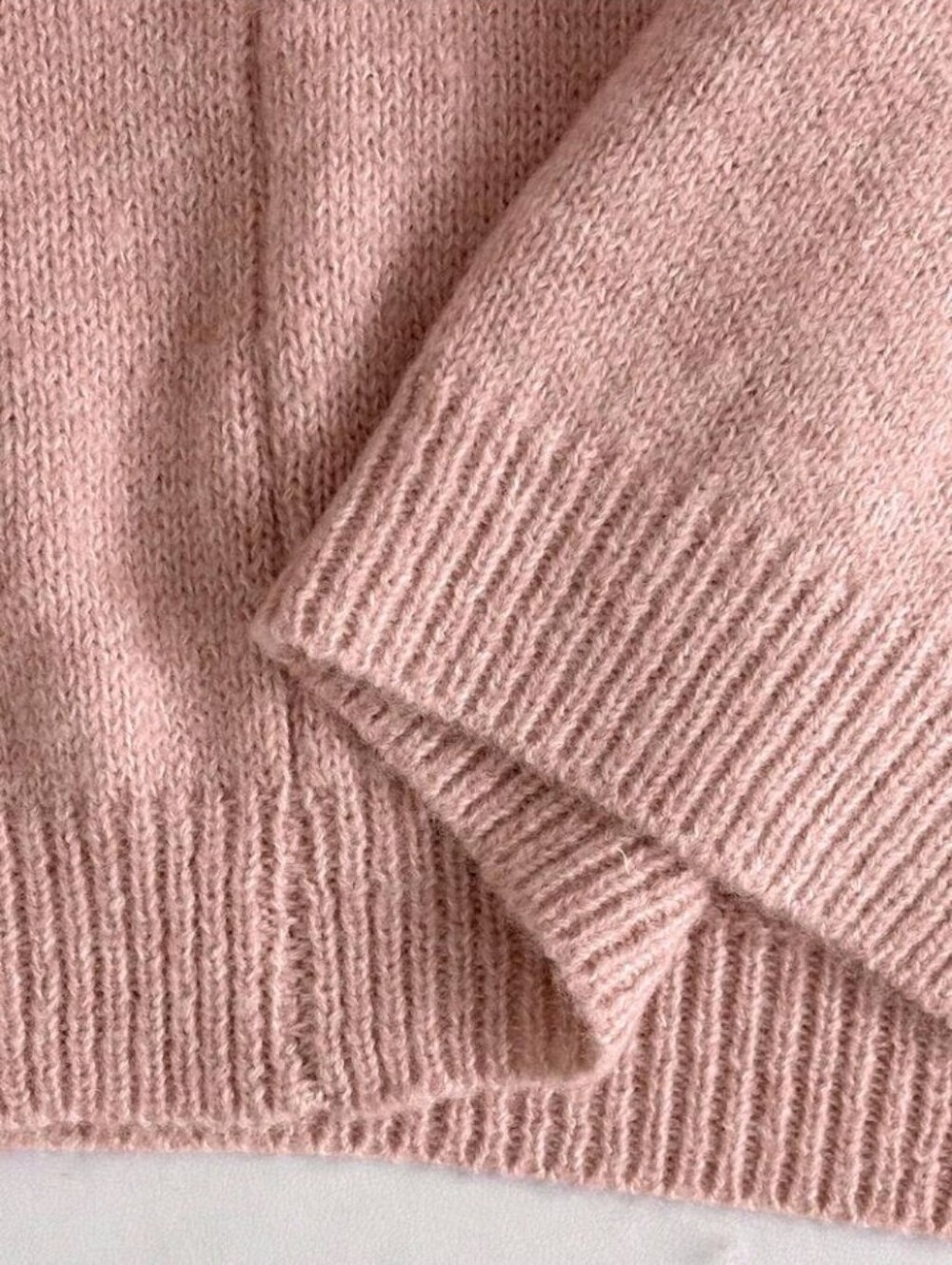 Women's Knitted Cardigan Sweater Loose Mid-Length Commuter Daily Style Jacket - Picture 5 of 5